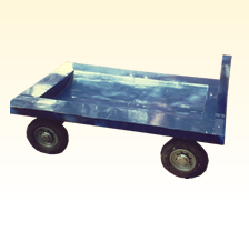 Denim Cloth Roll Trolley